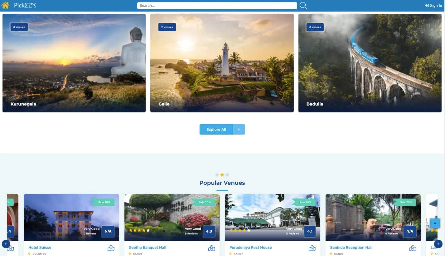 PickEZY Venue Booking — image 2